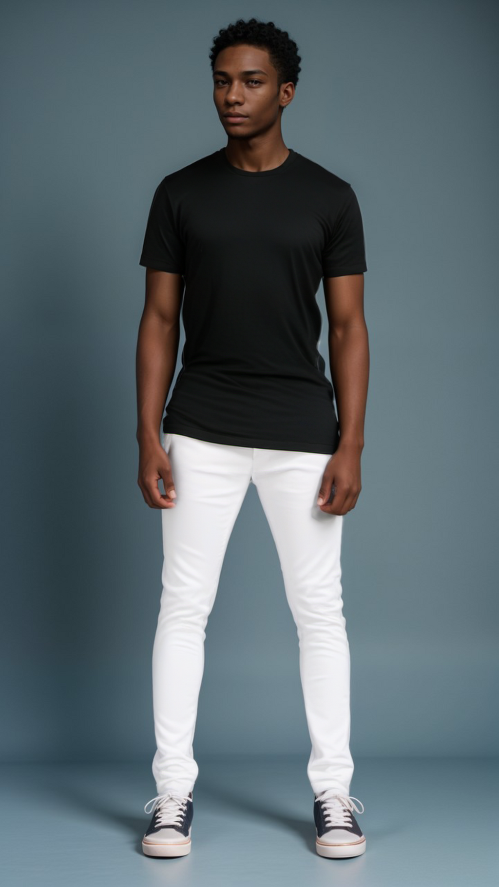 Baldinini White Cotton Chinos - W32/34/36