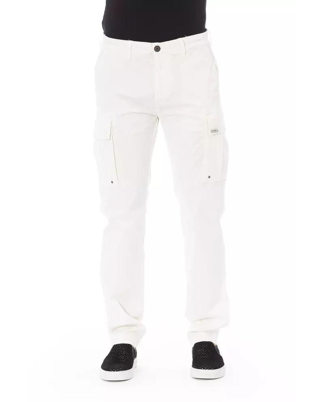 Baldinini Cargo Pants White Cotton - W34