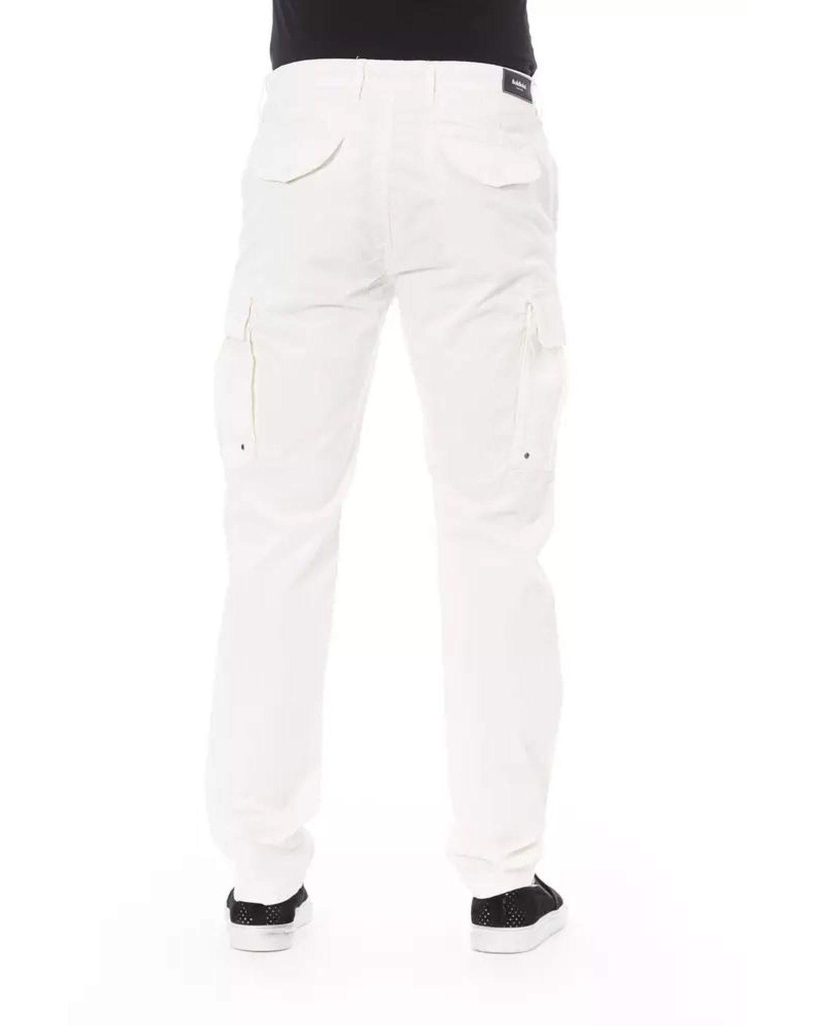 Baldinini Cargo Pants White Cotton - W36 US