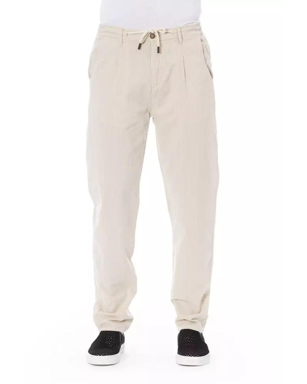 Baldinini Trend Men's Beige Cotton Jeans & Pant - W34