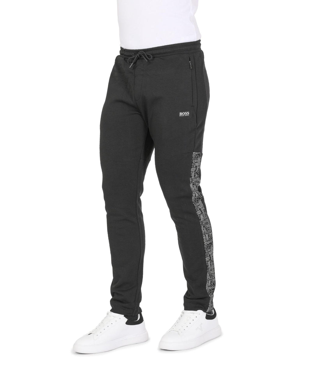 Hugo Boss Black Cotton Blend Stretch Joggers - S/M/L