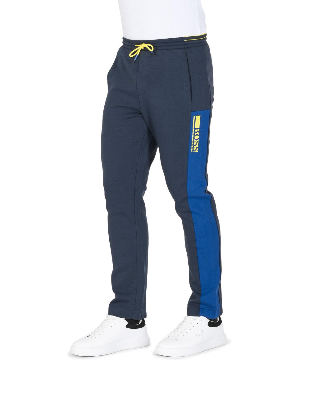 Hugo Boss Men's Navy Stretch Joggers - M L