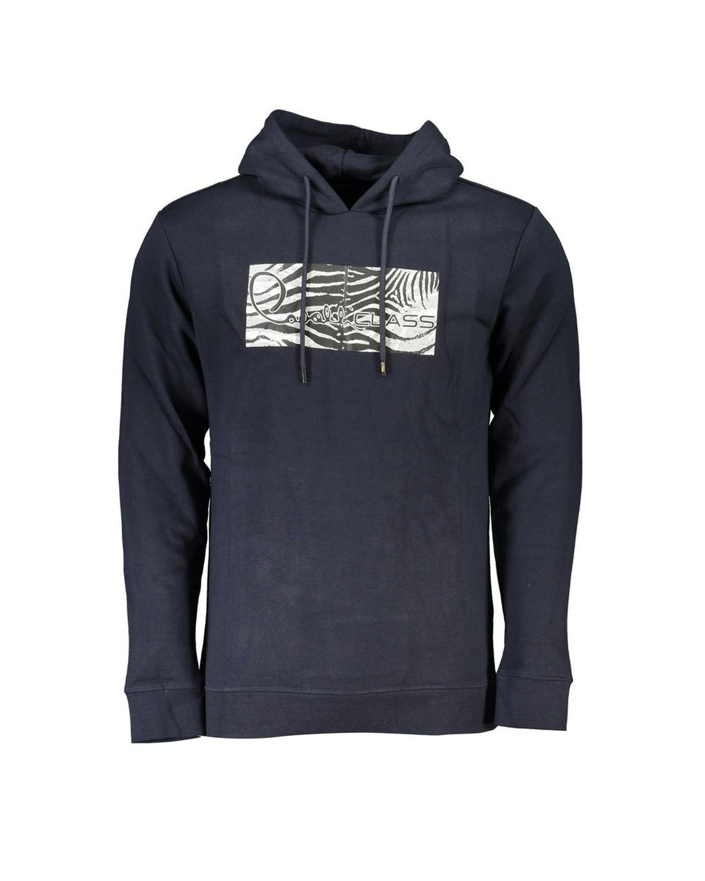 Cavalli Class Men's Blue Cotton Hooded Sweater - S M L XL 2XL