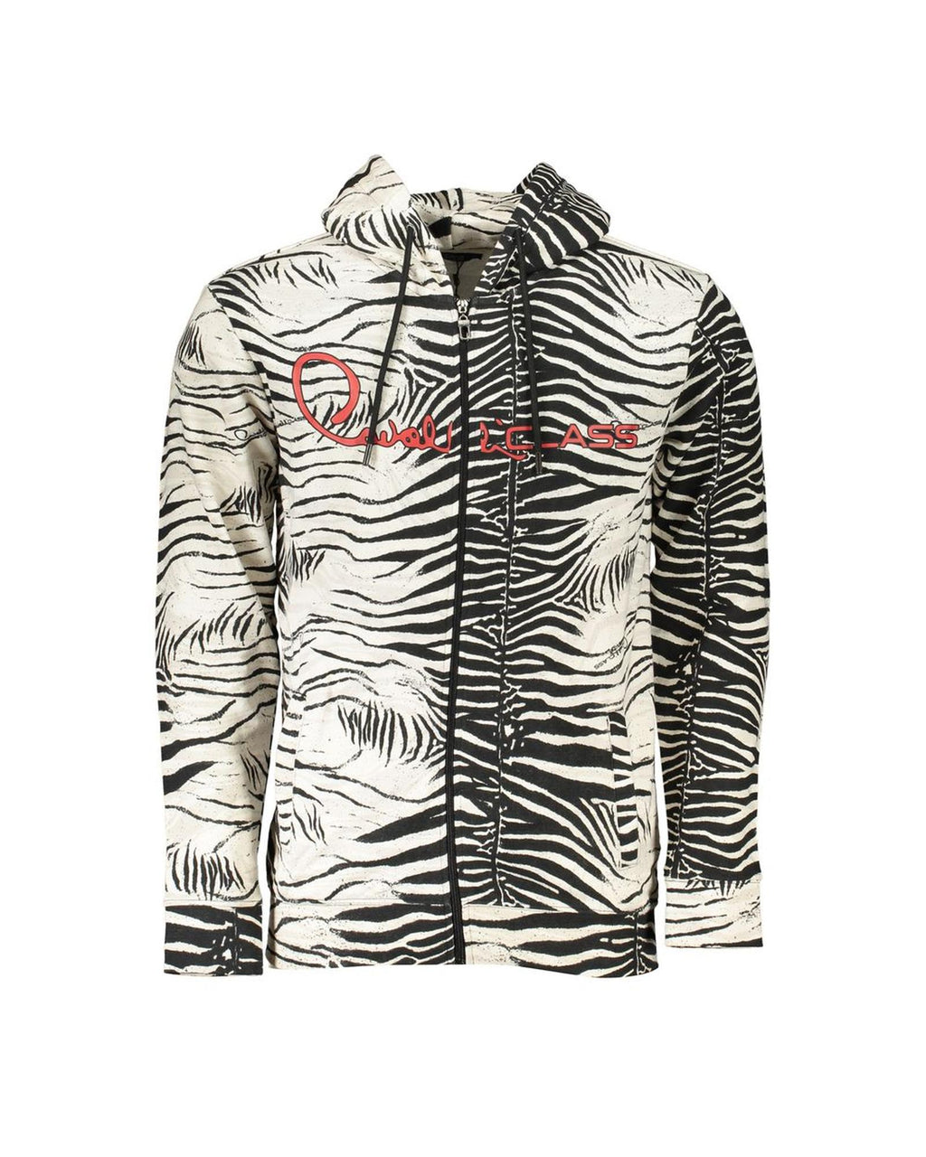 Cavalli Class Men's White Cotton Hooded Sweater - S M L XL