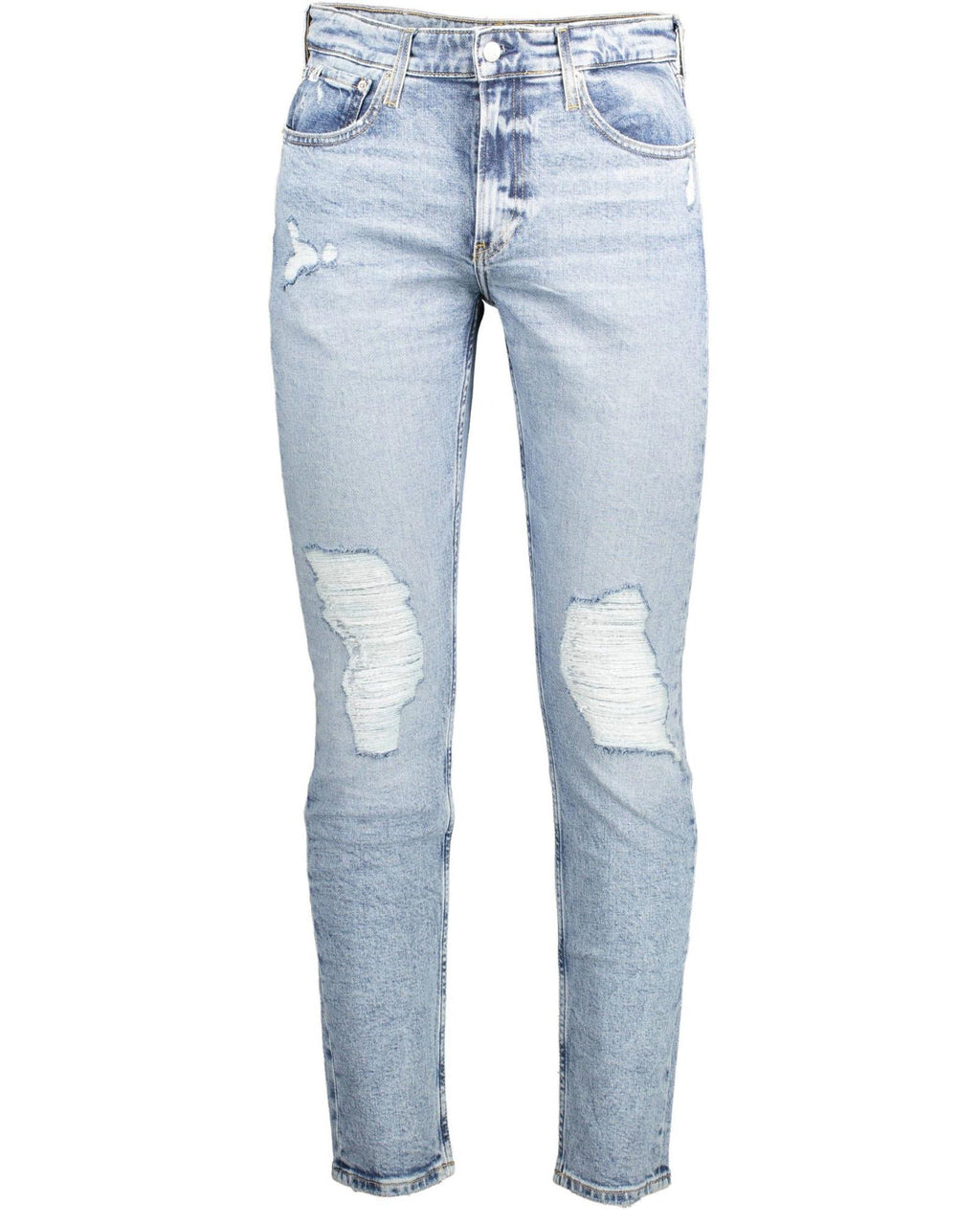 Calvin Klein Men's Light Blue Cotton Jeans & Pant - W30